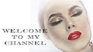 FACECHART | DRAWING WITH MAKEUP | WET GLOSSY EYES