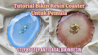 Tutorial Resin Pemula, cara bikin coaster dari resin