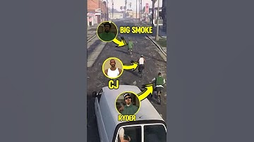 GTA V : CJ, Big Smoke & Ryder reference from GTA San Andreas