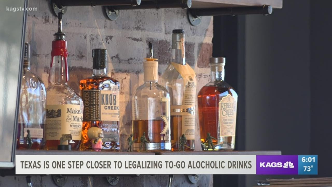 Brazos businesses react as Texas House approves permanent togo alcohol