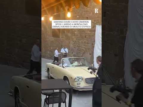 Video Damiano David e Dove Cameron sposi a Montalcino