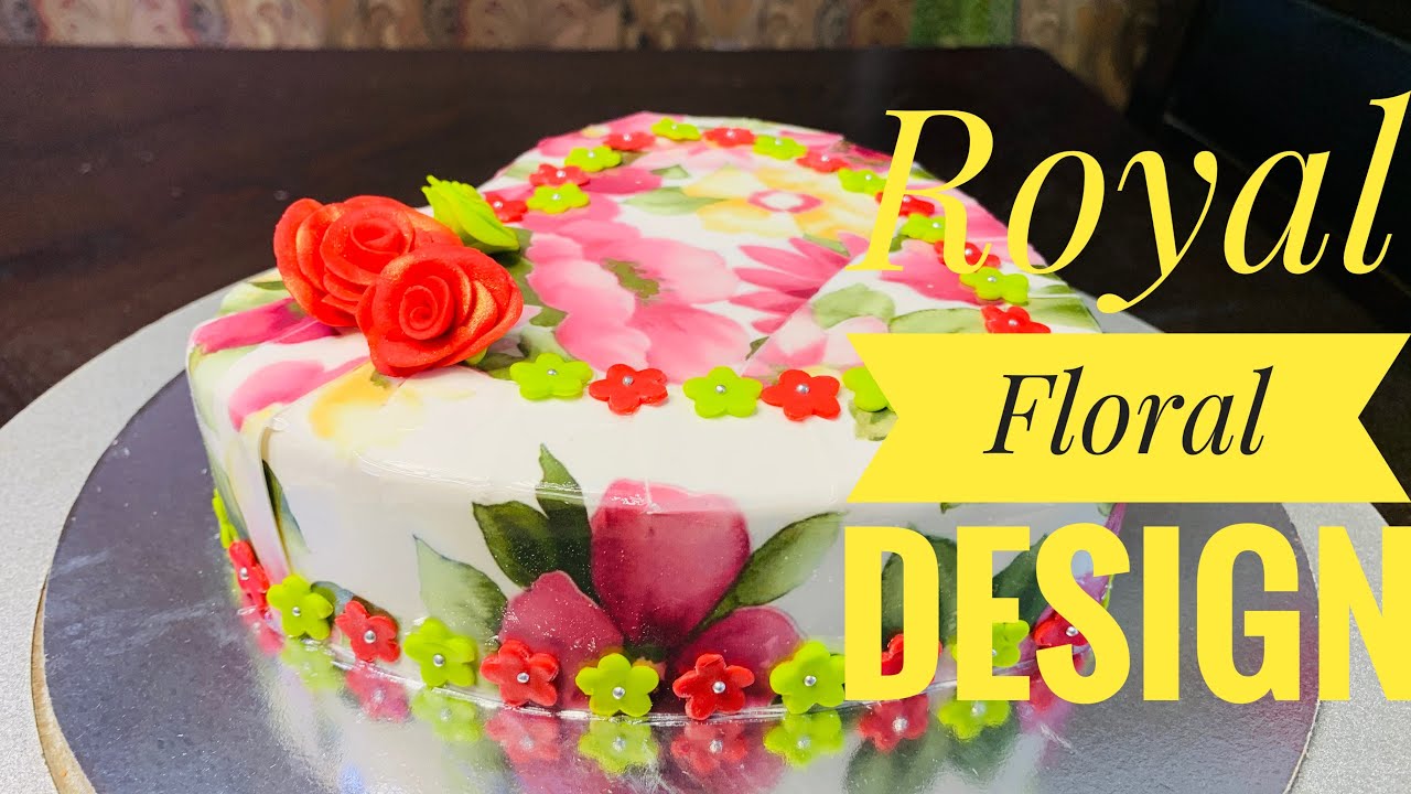 Order Fresh Floral Cake Online, Price Rs.1345 | FlowerAura