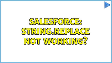 Salesforce: string.replace not working?
