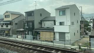 東海道本線(快速)車窓 京都→高槻/ 223系 京都1439発(網干行)