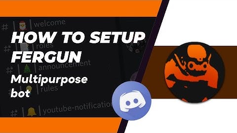 How to setup Fergun bot Discord very easily on your discord server | Multipurpose bot