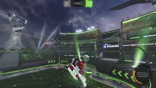 Rocket League clean Ceiling wavedash double