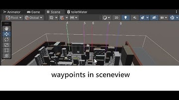 show waypoints in unity scene view