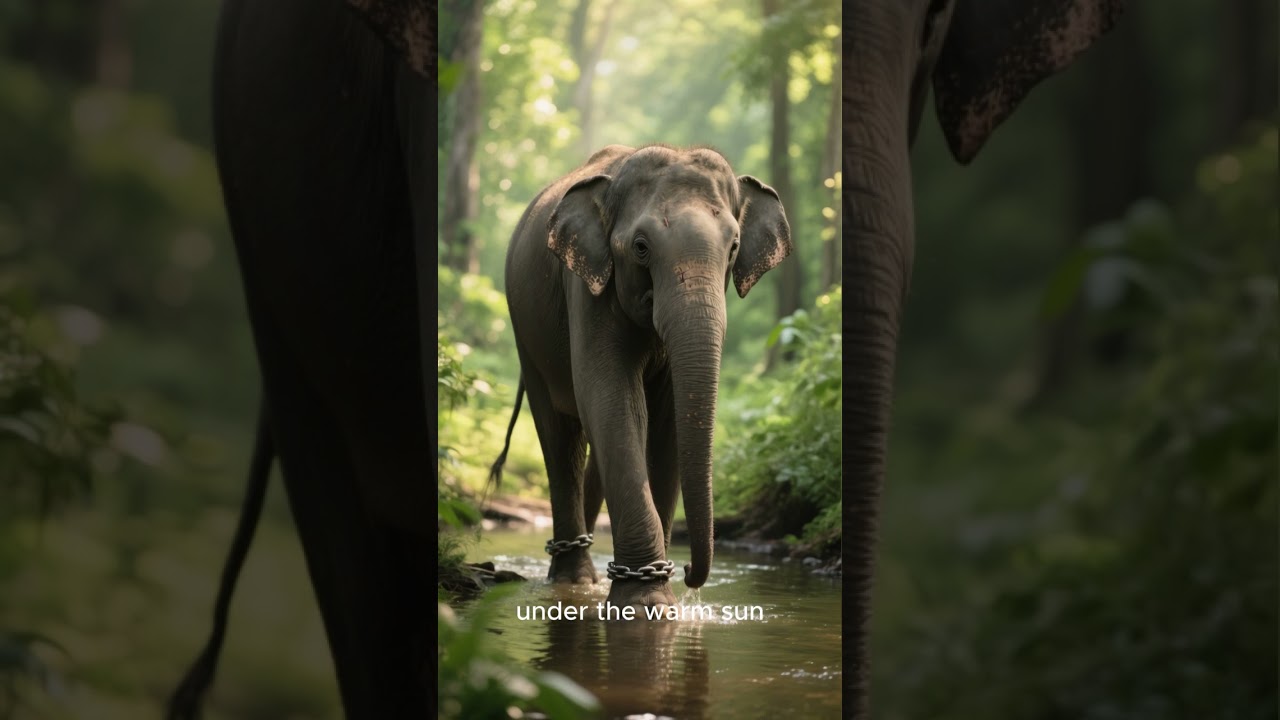 The Chained Elephant Who Saved the Village 🐘💔🌿 