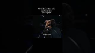 The Way Stevie Looks At Lindsay During This Performance Of Silver Springs