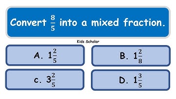 Fraction MCQs | Fraction Quiz | Quiz on fraction for Kids | @kidsscholar