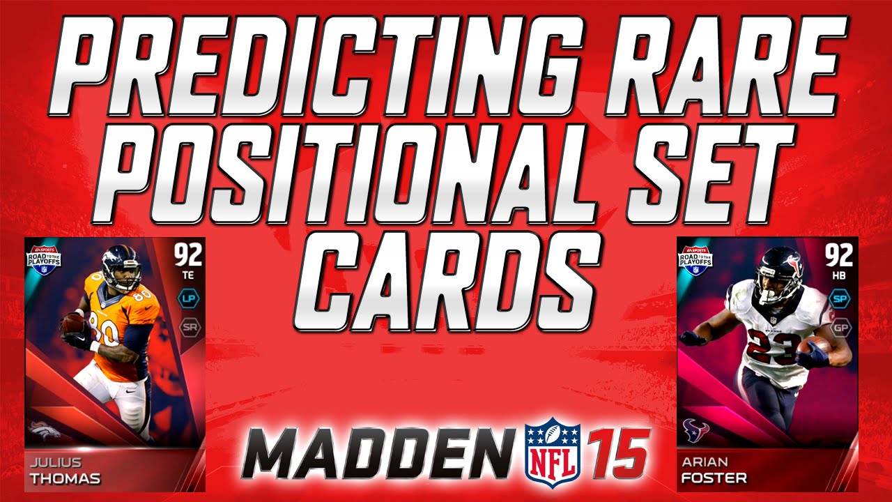 Market Monday - Predicting RARE Positional Cards - MUT 15