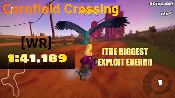 SuperTuxKart 1.4 - Cornfield Crossing 1:41.189 [WR]