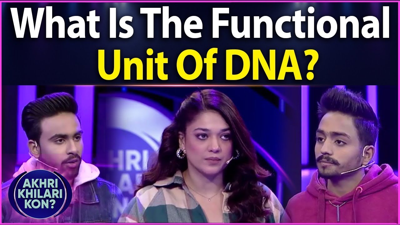 What Is The Functional Unit Of DNA? | Sanam Jung | Akhri Khilari Kon? | BOL Entertainment