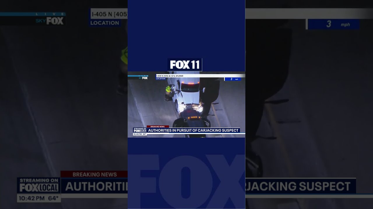 2 Men Steal Big Rig Mid Police Chase Losangeles Carchase Policechase