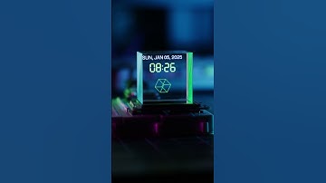 Playing with Beam Splitting Cubes #peppersghost  #esp32 #space #arduinoproject #cyberpunk