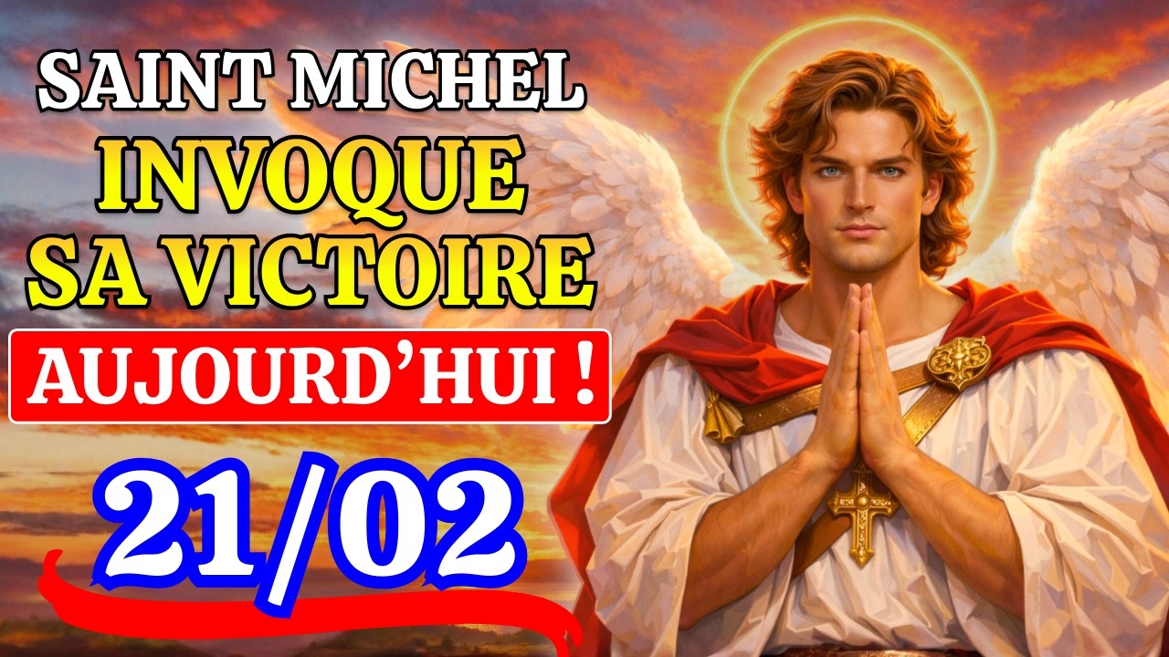Quand cette prière commence : Saint Michel sonne la TROMPETTE DE LA VICTOIRE !