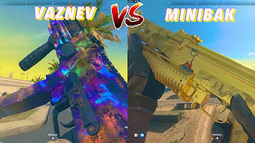 Vaznev VS Minibak | BEST SMG in Warzone 2