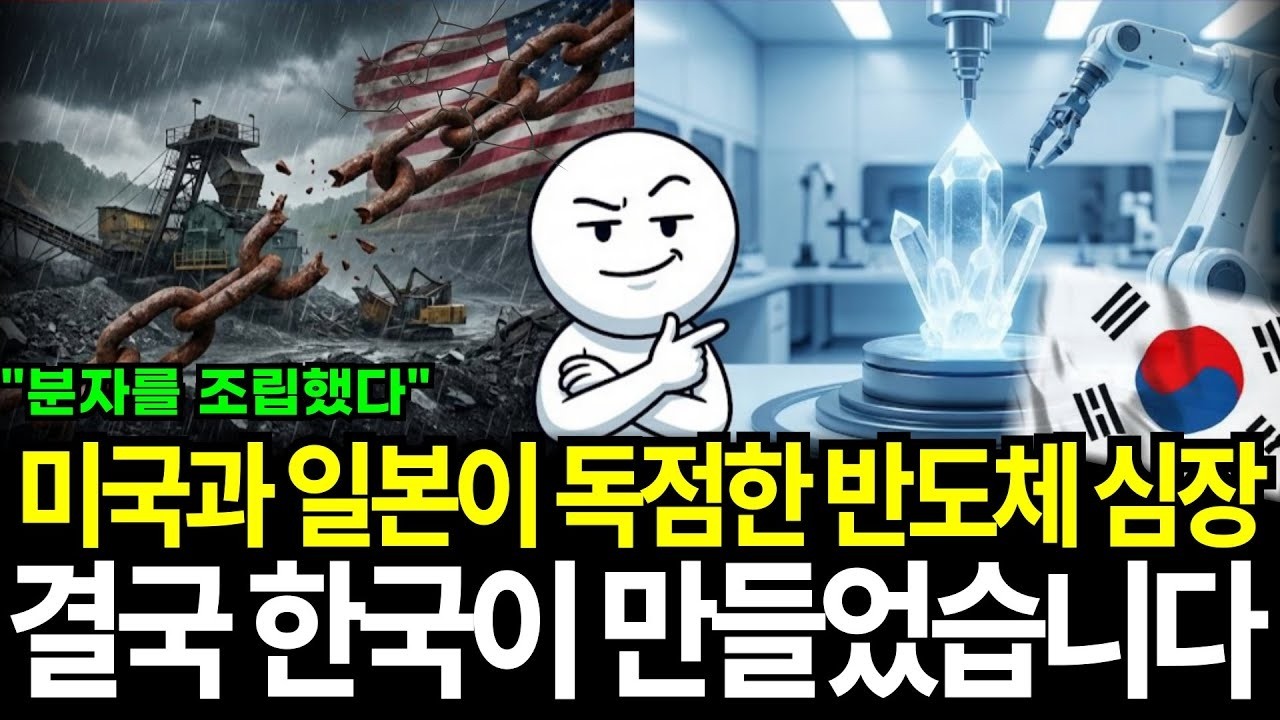 미국과 일본이 독점한 시장 결국 한국이 만들어버렸습니다