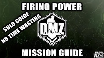 DMZ Firing Power Mission Guide (Solo) Season 4