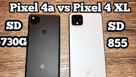 Pixel 4a vs Pixel 4XL Speed Test Comparison!!! Surprising Results.