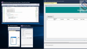 Medical Store Management System Part-27 Employee Form in C#(C-Sharp)