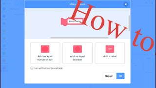 How to use custom blocks in scratch!