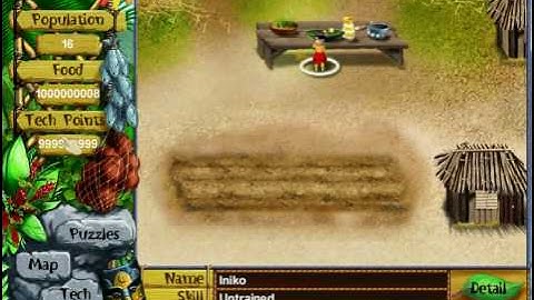 Virtual Villagers best ever with a billion tech points and food!