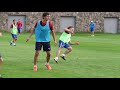 The training camp started