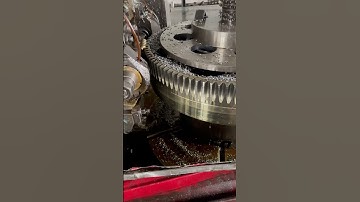 High Speed Gear Machining — Satisfying View! #machine #shorts