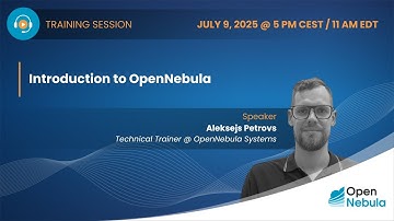 Introduction to OpenNebula