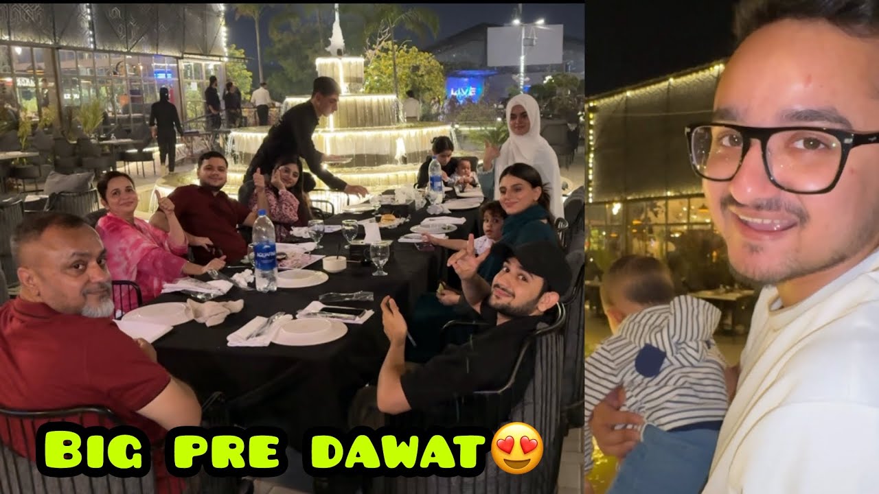 ALHAMDULILLAH poori family ko jama kar liya❤️special birthday dawat kardi😍