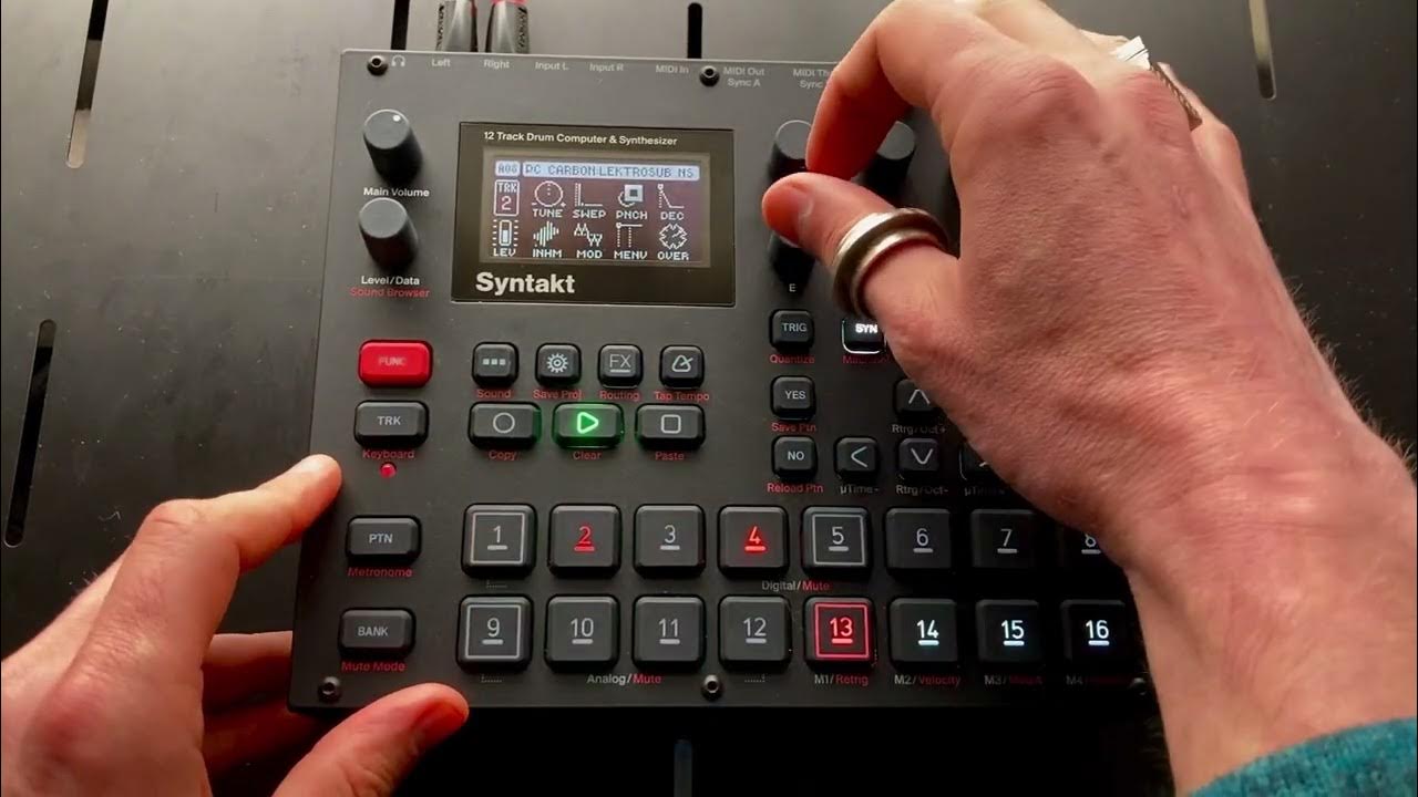 Elektron Syntakt Electro Groovebox Hardware Jam YouTube