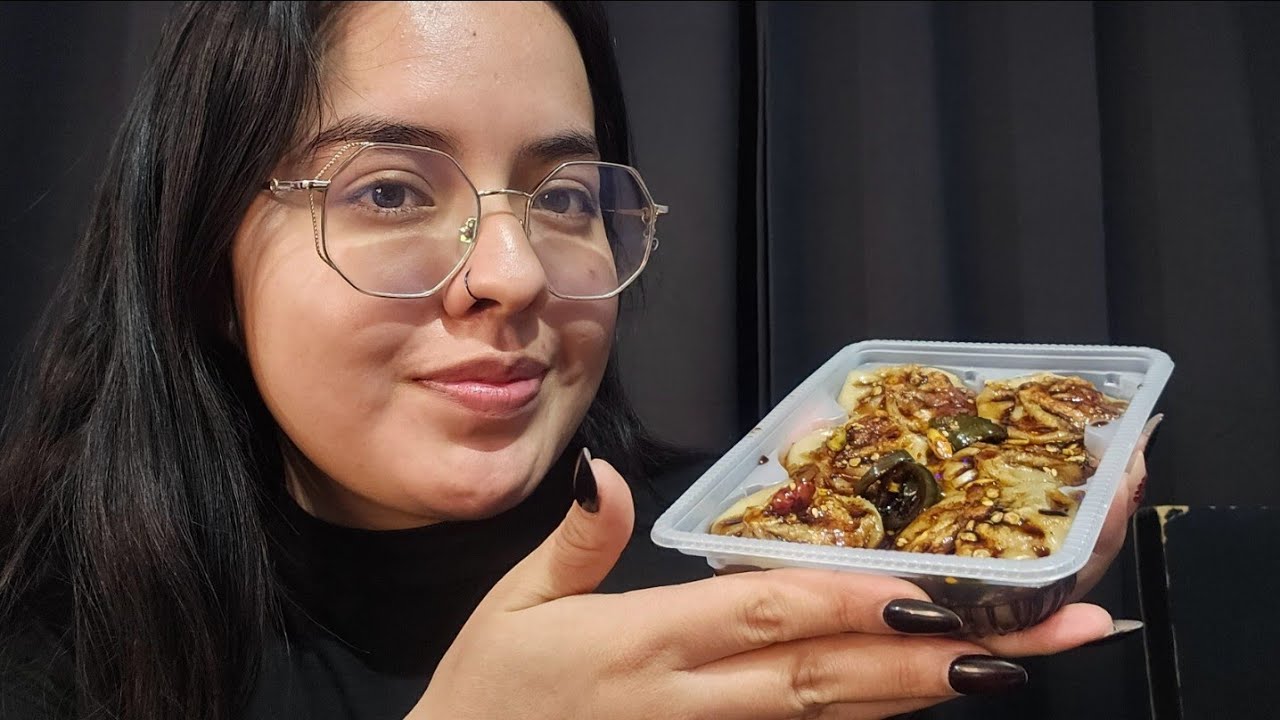 ASMR COMIENDO DUMPLINGS +platica