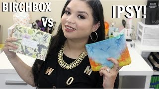 IPSY VS BIRCHBOX! BATTLE OF THE $10 SUBSCRIPTION BOXES! APRIL 2016