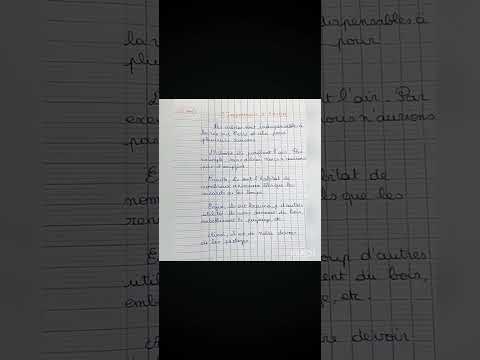 وضعية ادماجية عن فوائد الشجرة بالفرنسية السنة الرابعة متوسط 