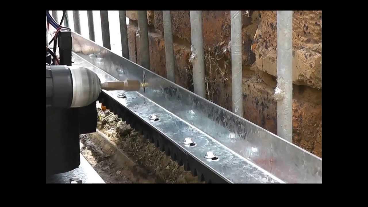 DACE How to install rack gear on a DACE motor YouTube