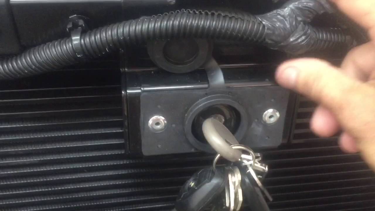 jeep wrangler hood lock - YouTube