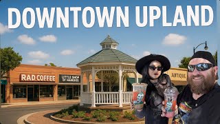 Exploring Historic Downtown Upland District and finding a town that LOVES Horror Year Round!