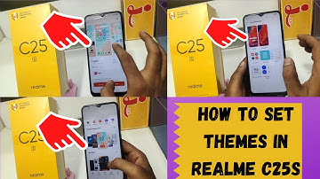 How to Set themes in REALME C25S,C25Y,c25| Realme C25 , themes setting How to use