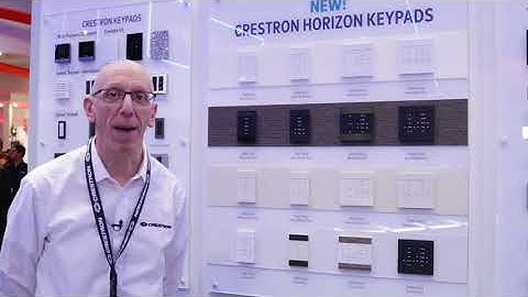 Crestron Elegant New Horizon Keypads