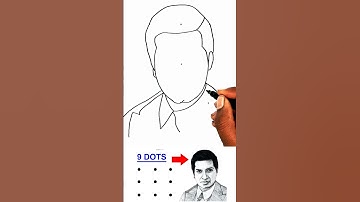 Srinivasa ramanujan drawing easy - National Mathematics day drawing - #shorts #srinivasaramanujan