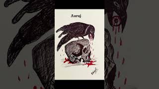 #algorithm #art #viral #drawing #crowandskullpenting#likeandsubscribe #viralshorts