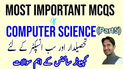 General Knowledge Lecture Series |Computer Science MCQs Part 5|Important MCQs of Computer Science|