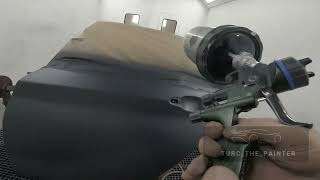 Hvlp Boya Tabancasi Ile Vernik Attim Rp Ile Boya Attim Sata 5500 Hvlp Sata 5500 Rp