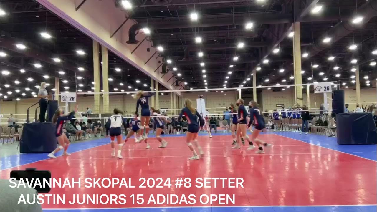 Savannah Skopal, 6’0 Setter 8, 2024, Austin Juniors 15 Adidas, Red