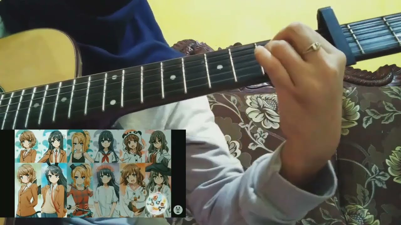 fukashigi no carte bunny girl senpai guitar cover YouTube