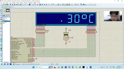 BT11: Sử dụng ngắt timer để quét 8 led 7 đoạn và đo hiển thị nhiệt độ LM35