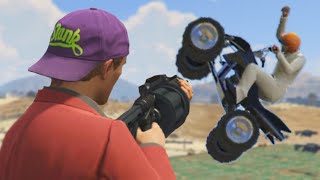 GRENADES vs BOMBER BIKES! (GTA 5 Online)