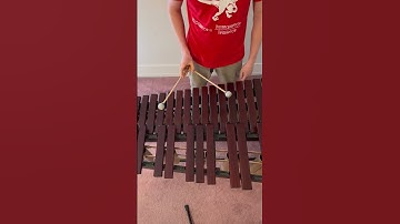 Four-mallet Marimba exercise #marimba #percussion #howto