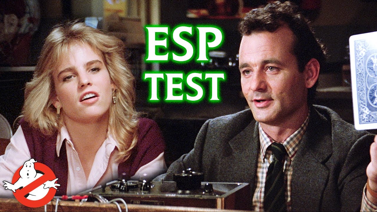 Peter Venkman S Esp Test Film Clip Ghostbusters Youtube